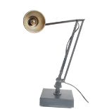 A stunning early to mid 20th century anglepoise desk lamp, the lamp believed to be World War Two /