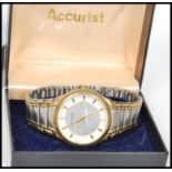 A good collection of vintage 20th century ladies and gents watches to include Accurist, Lorus, Oris,