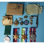 A Royal Fleet Reserve Long Service and Good Conduct medal awarded to 348 E C A E Tucker E R A 1 RNR,