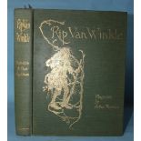 Rackham (Arthur, Illustrator), Rip Van Winkle by Washington Irving, 50 tipped-in col plts, captioned