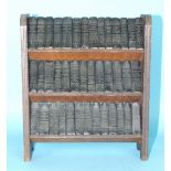 Miniature books- The Works of William Shakespeare, 40 miniature books, each 5 x 3.5cm in black