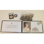 A Jubilee Mint Queen Elizabeth II silver Britannic commemorative cover, a 2012 Queen Elizabeth II