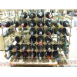 Various miscellaneous bottles of red and white wine, approximately 45 bottles.