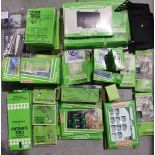 A quantity of Subbuteo teams and accessories, mostly boxed, playworn.