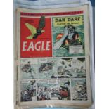 Eagle Comics, 48 issues, 1950's, not a run, some missing middle pages.