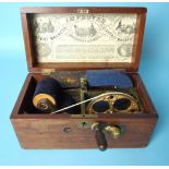 A Victorian "Improved Patent Magneto Electric Machine for Nervous Diseases", with horseshoe magnet
