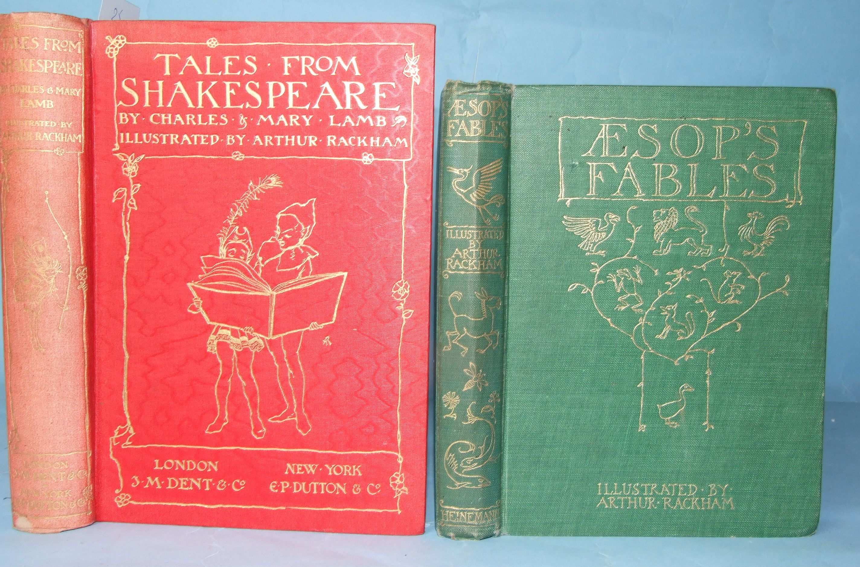 Rackham (Arthur, Illustrator), Tales from Shakespeare, frontis, eleven col plts, illus, gds, teg,