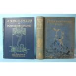 Barrie (J M), Peter Pan & Wendy, illus by Gwynedd M Hudson, pic cl gt, 4to, nd: Kipling (Rudyard), A