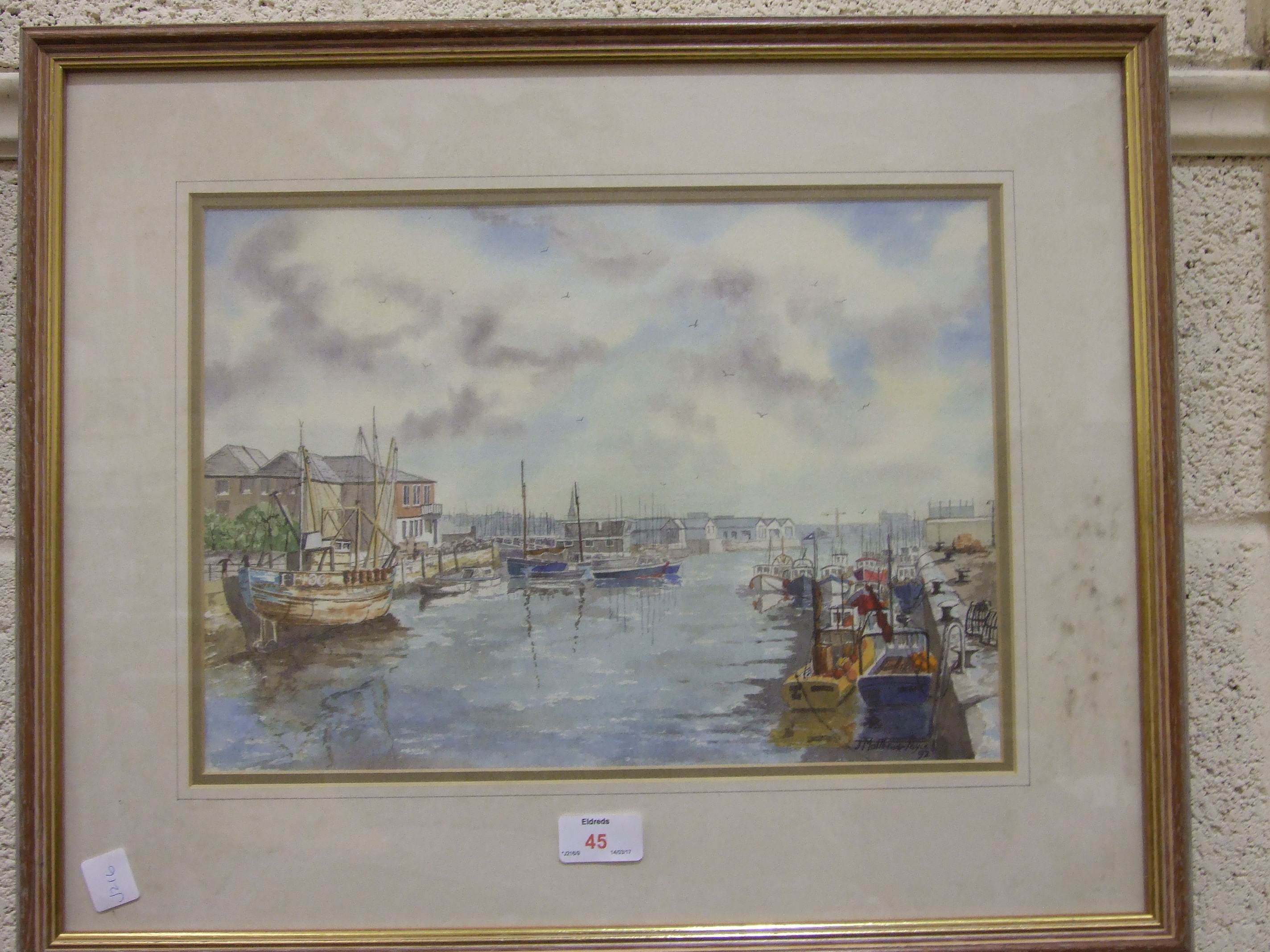 Michael D Hill, Vignettes In and Around the Barbican, Plymouth, watercolour, signed in pencil, - Image 2 of 3