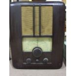 An Ekco "All-Electric" Radio type UAW70, with Bakelite case, 20 x 38 x 49cm.