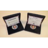A Westminster "The Baroness Thatcher 203 Silver Numisproof" limited edition medallion no.47/495,