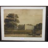 Thomas Rosenberg VIEW OF SION HOUSE Watercolour, inscribed on printed label verso "Presented to