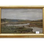 Alfred Wilde Parsons (1854-1931) GANNEL RIVER, NEWQUAY Signed oil on canvas, dated 1913, 30 x
