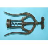 A James Heeley & Sons Ltd "A1" double-lever corkscrew, 17cm.