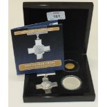 A Bradford Exchange 'The George Cross' cased gold and silver matt proof set, 'The Victoria Cross'