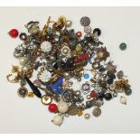 A quantity of jewellery, mainly earrings.