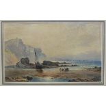 Harry Williams (1854-1898) POLPERRO Watercolour, signed and dated 1883, 28 x 46cm and another,