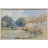 Charles Harmony Harrison (1842-1902) TROWSE MILL, NORWICH Watercolour, signed and dated 1894, 26 x