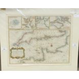 An unframed 'Correct Chart of the English Channel from No. Foreland to the Lands End on the coast of