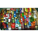 A quantity of unboxed play-worn diecasts, approximately 75, including some Lesney issues and five