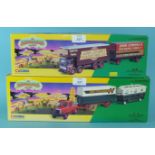 Corgi Classics, Showman's Range: 16502, 21701 truck and trailer sets, boxed limited editions, (2).