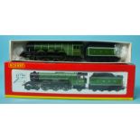 Hornby R2103 LNER Class A3 4-6-2 locomotive "Cameronian" no.2505, boxed and L5502 LNER 4-6-2 "Flying