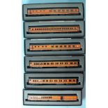 Bachmann Spectrum, six boxed coaches: no.s 89031, 89032, 89034(2) and 89036(2), (6).