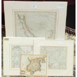 An unframed hand-coloured engraved map, 'Arabian Gulf or Red Sea', from D'Anvilles Atlas eng. for
