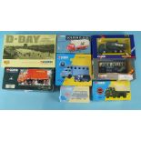 Corgi Classics: 97714 50th Anniversary Operation Overlord and seven other Corgi diecast trucks: