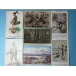 Approximately 300 mainly topographical postcards including three of the Lynmouth disaster, also "