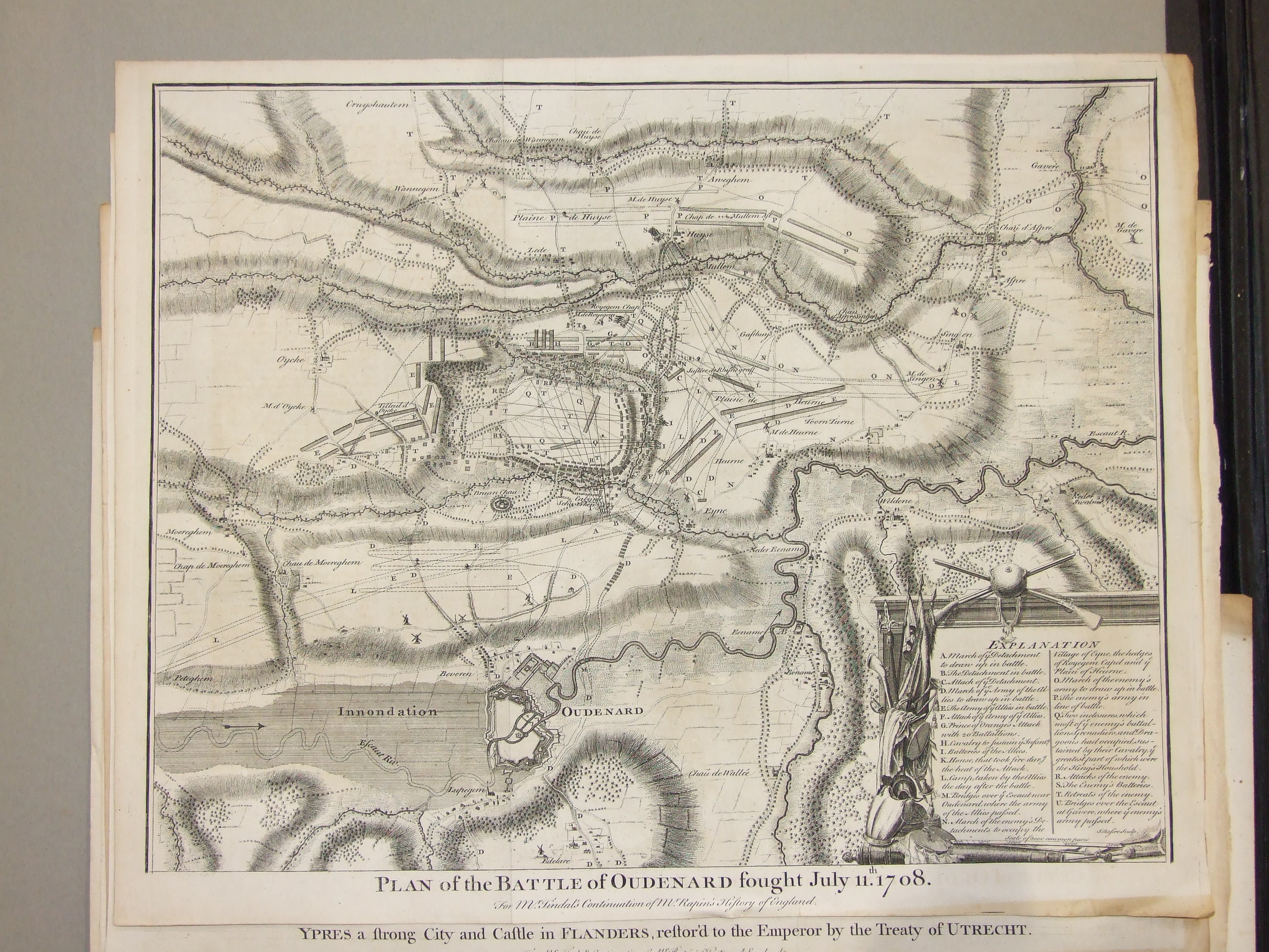 A folio containing approximately twenty-six mid-18th century unframed engraved maps of mainly - Image 3 of 6