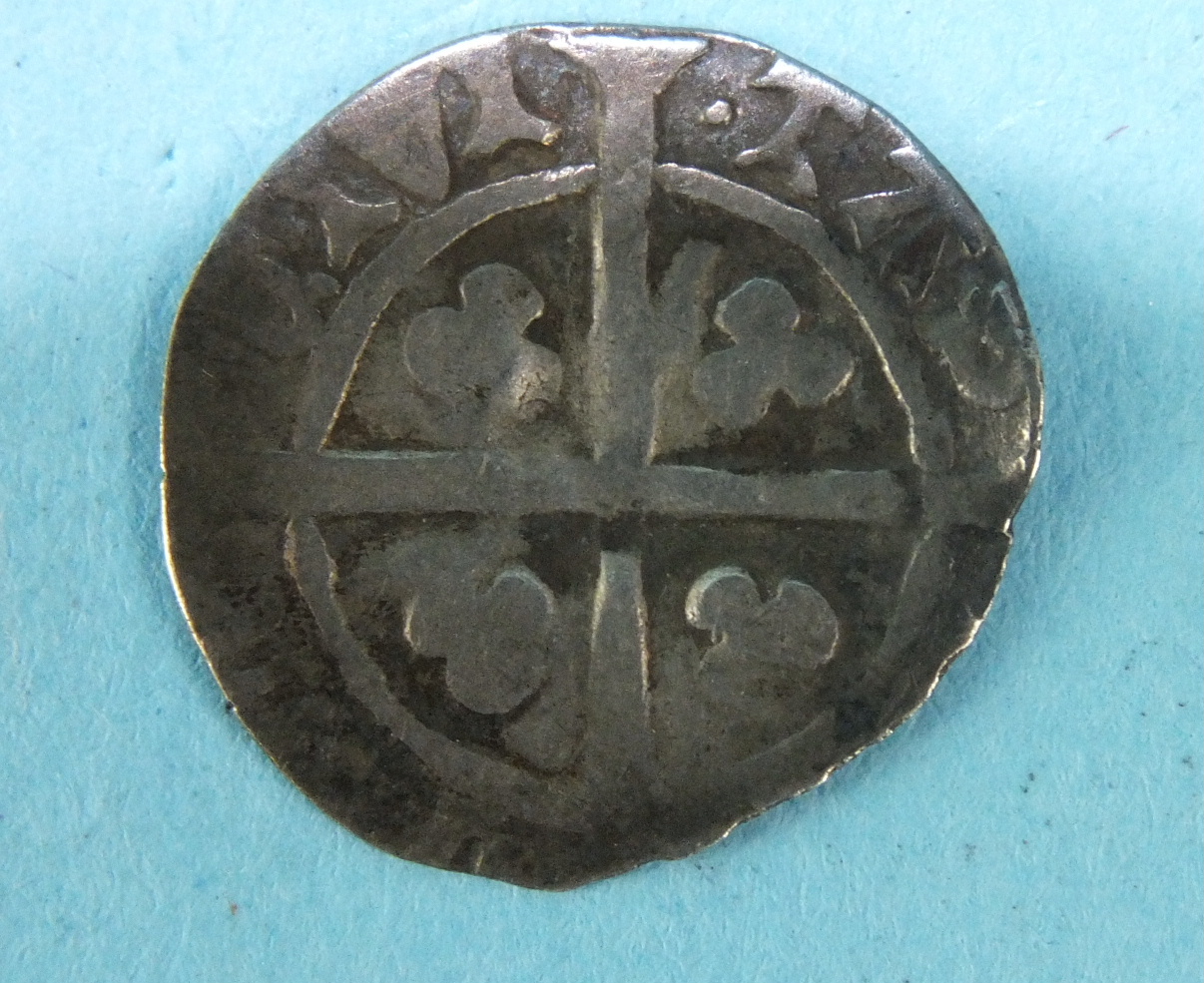 A Henry IV silver one penny, Durham Mint. - Image 2 of 2