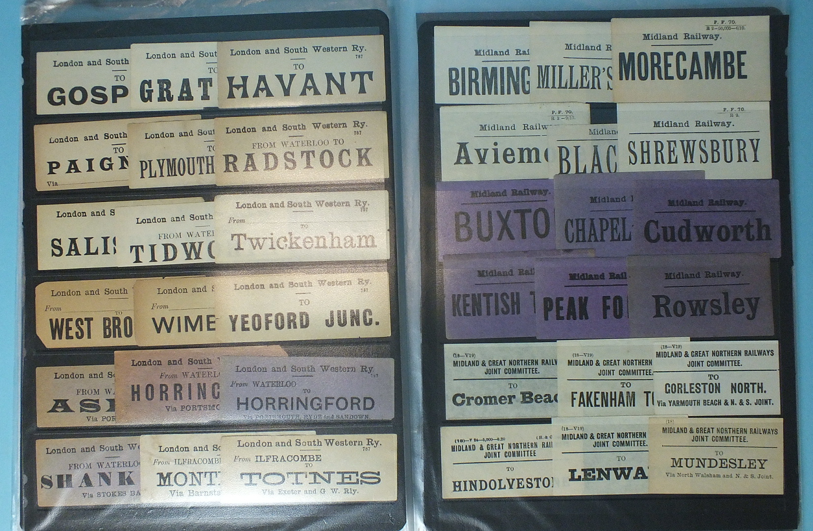 A collection of 319 railway labels from BR, B&ER, Caledonian, Cambrian, CR, GER, GS&WR, SL&NC, - Image 2 of 2