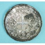 A 1796 Emmanuel De Rohan 2-Scudi Malta silver coin.