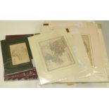 A collection of fifteen mounted unframed hand-coloured maps, 'Dugdale's England and Wales' and