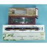 Bachmann (China), HO CD00204 DF 4B Diesel Locomotive no.7246 and Mehano HO Alstom Lint 41 2-car set,