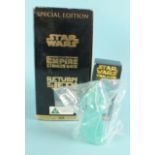 Star Wars Special Edition 3-video set, boxed and a boxed Special Edition model of the Ghost of Obi-