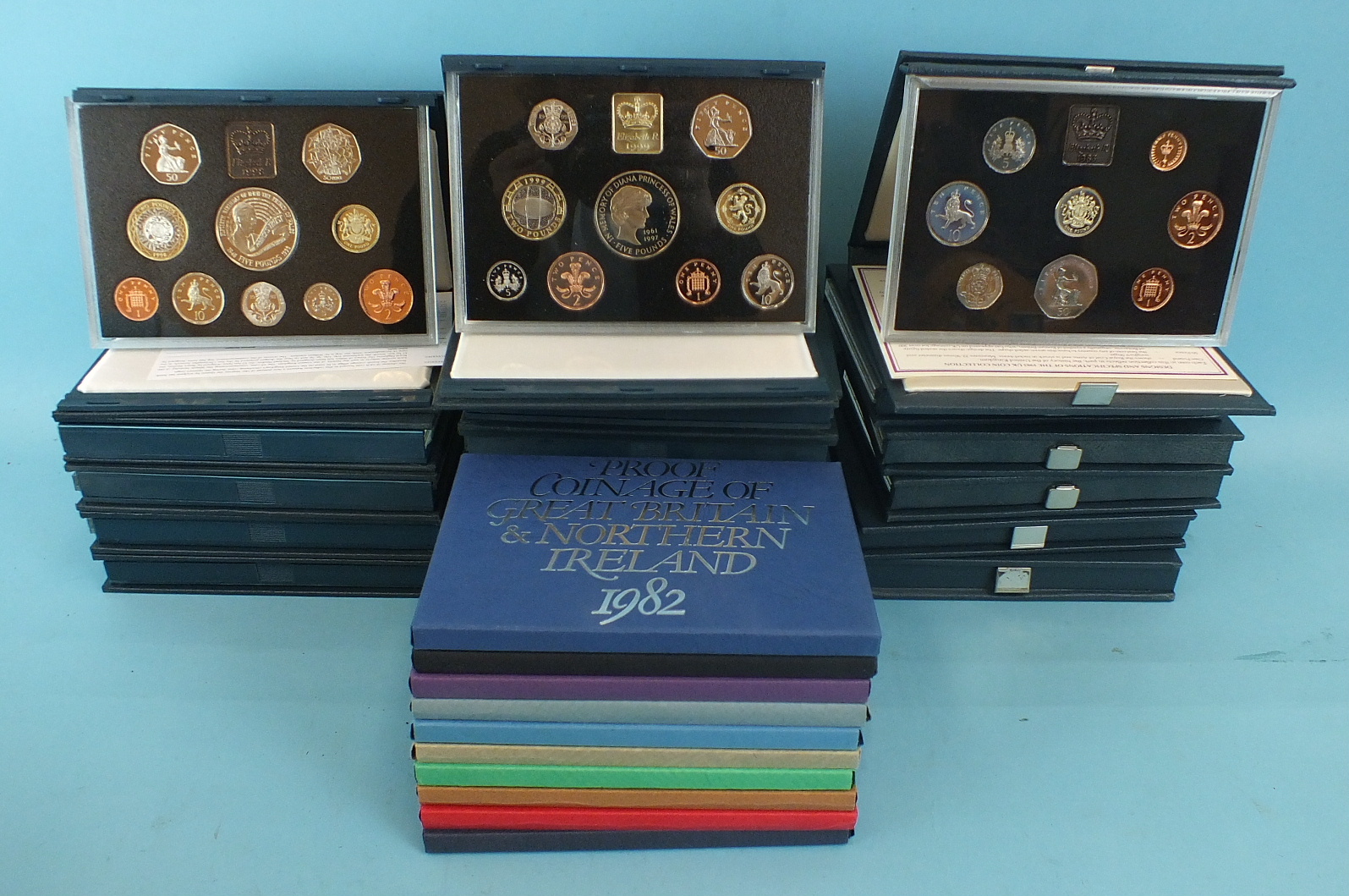 A collection of twenty-seven Royal Mint Proof collections: 1972-77, 79-99, (27).