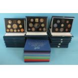A collection of twenty-seven Royal Mint Proof collections: 1972-77, 79-99, (27).