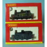 Hornby, two 0-6-0 Terrier locomotives: R2100B SR no.W12 and R2216 K&ESR "Bodiam", both boxed, (2).