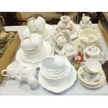 Forty-seven pieces of Coalport 'Countryware' teaware and other teaware.