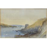 Philip Mitchell, 'Fal Estuary', a signed watercolour, 18 x 28cm and two other watercolours, (3).