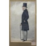 Dighton (Attrib.) MR DIGHTON, BY HIMSELF Watercolour, bears signature, inscribed in pencil, 26 x