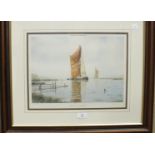 After John Chancellor, Spring Tide Freight, a limited edition coloured print, unsigned, 667/850,