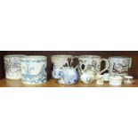 A collection of four Wedgwood commemorative mugs designed by Richard Guyatt, including 'Prince of