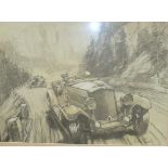 After Peter Crosby, 'The Alpine Trial, Railton', a limited edition coloured print, 22/175, 44 x