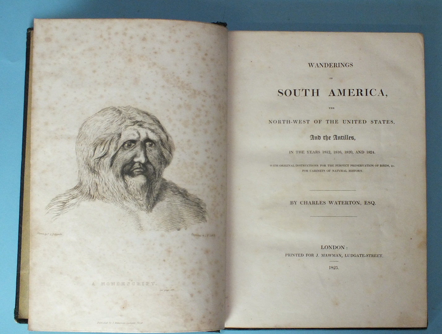 Waterton (Charles) Wanderings in South America, frontis, mor gt, 4to, 1825 and other volumes, - Image 2 of 2