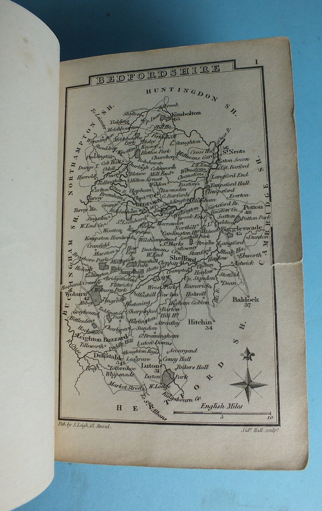 Leigh (Samuel), Leigh's New Atlas of England and Wales, engr tp only, 55 engr maps, bound with - Image 3 of 3