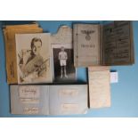 An autograph album containing 35 signatures, mainly film and radio stars, including Bing Crosby,
