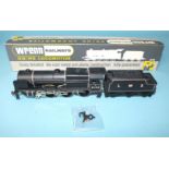 Wrenn OO gauge W2261, Royal Scot 4-6-0 LMS black locomotive no.6102, "Black Watch", boxed with